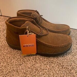NEW Men’s Twisted X Steel Toe Mocs Sz. 9W